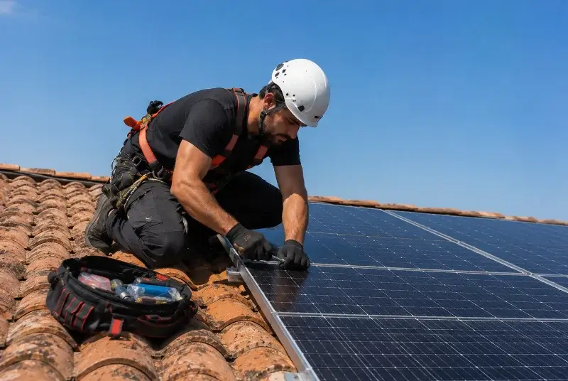 Maintenance et monitoring de panneaux solaires à Cadalen