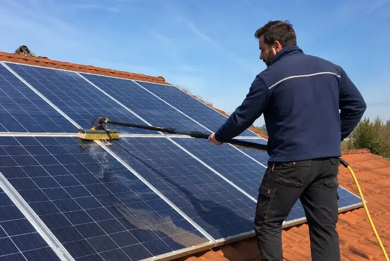 Nettoyage et entretien de panneaux solaires à Cadalen