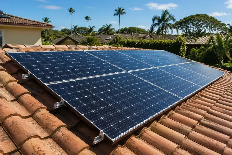 Installation de panneaux solaires à Cadalen